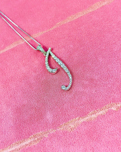 J alphabet pendant