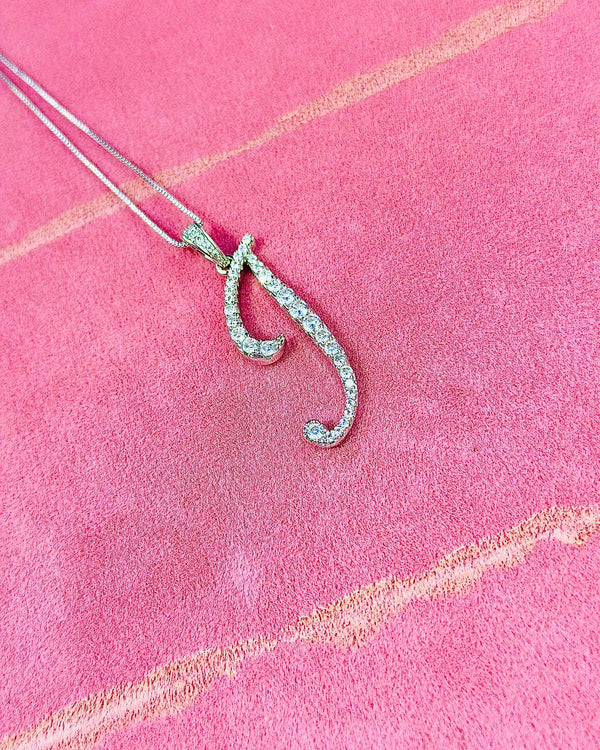 J alphabet pendant