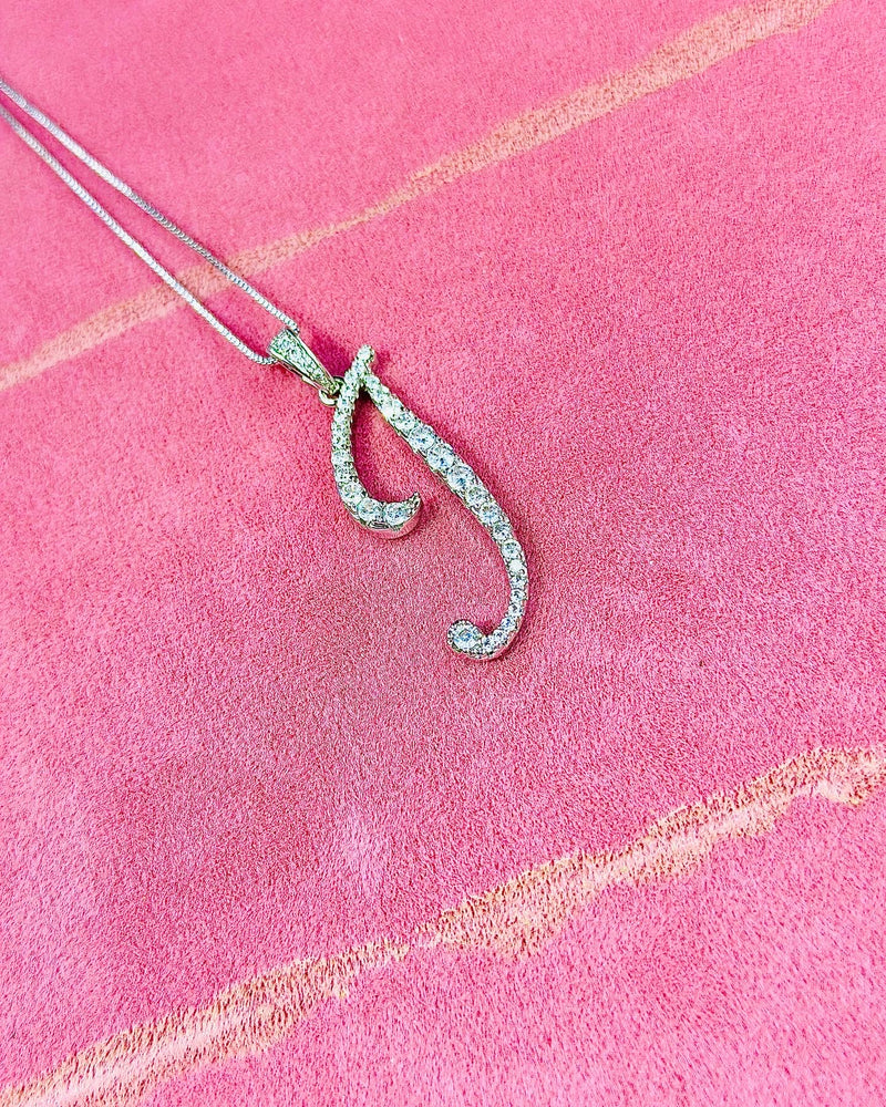 J alphabet pendant