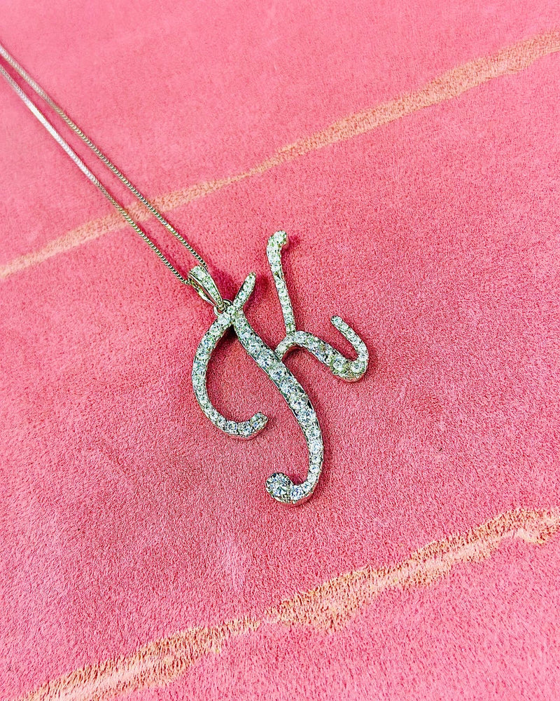 K alphabet pendant