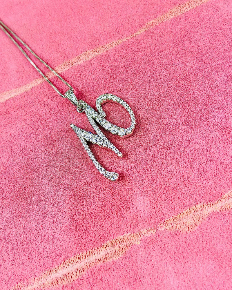 M alphabet pendant