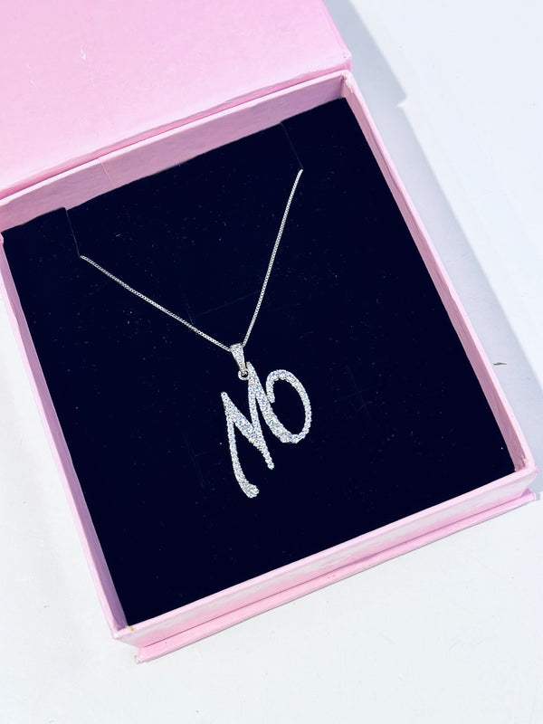 M alphabet pendant