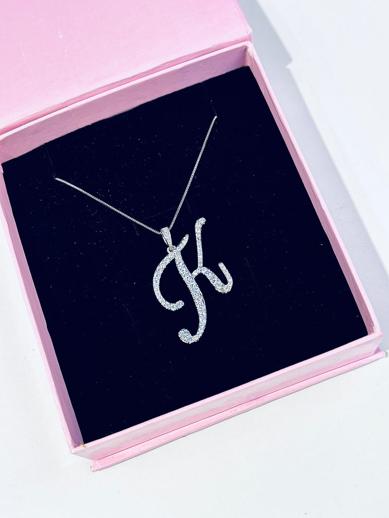K alphabet pendant