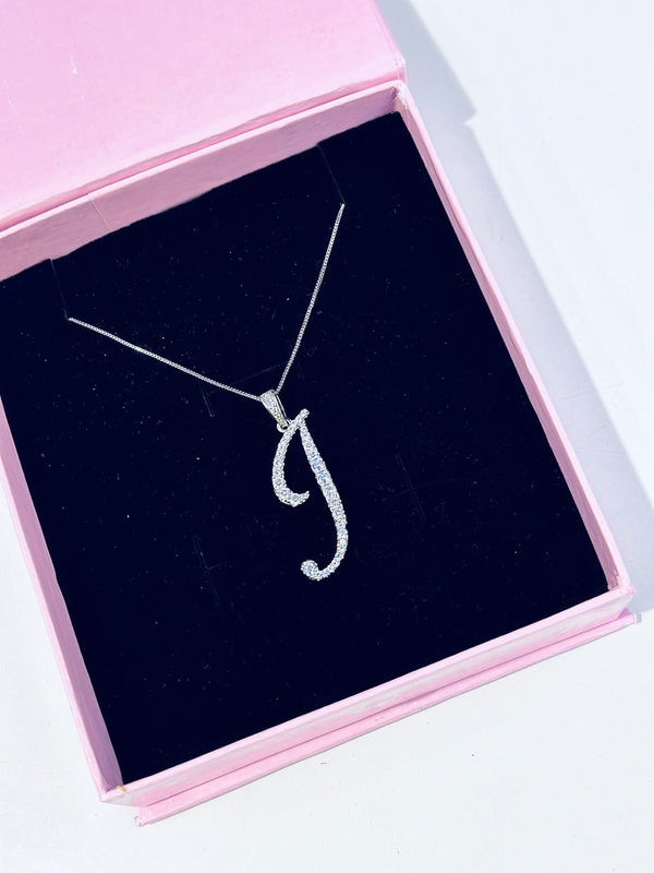 J alphabet pendant