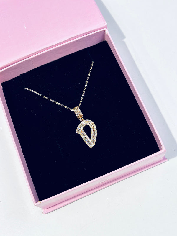 D alphabet pendant