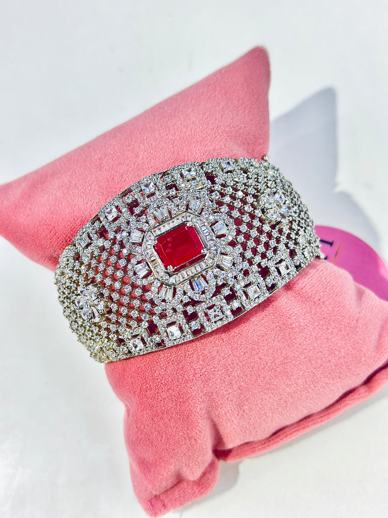 Tessa designer handcuff ( Ruby )