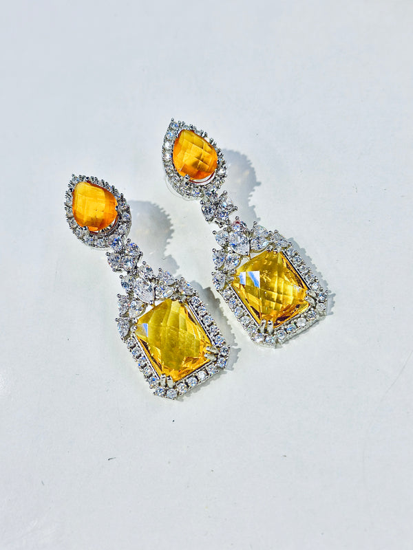 sarai earrings ( yellow )