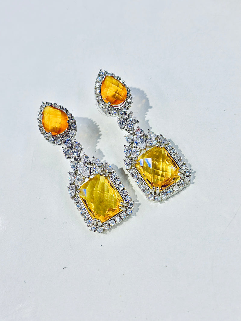 sarai earrings ( yellow )