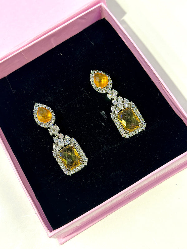 sarai earrings ( yellow )