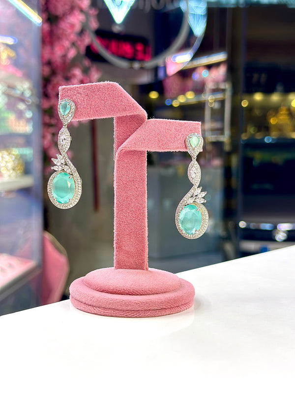 Frances earrings ( Mint )