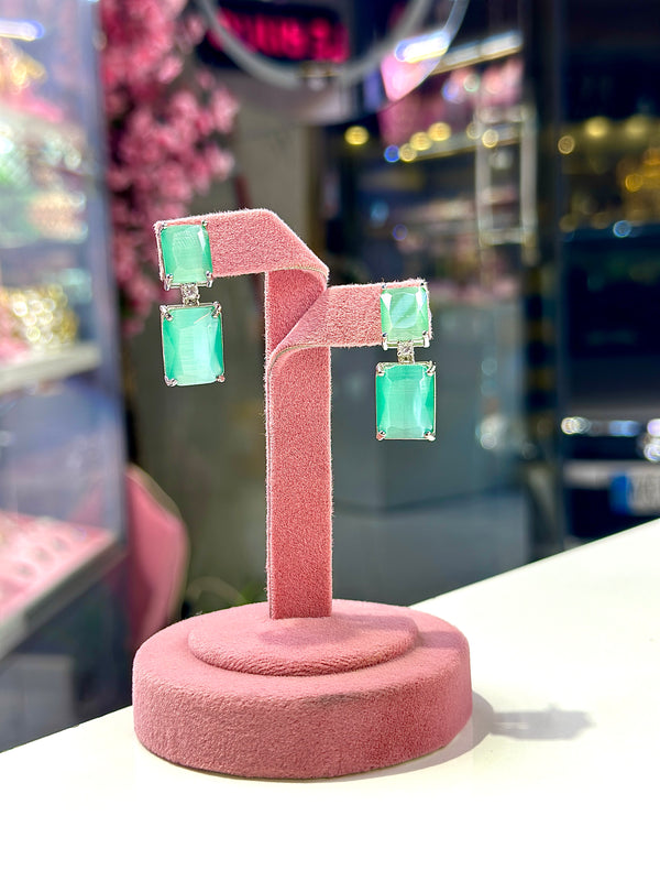 Raya earrings ( mint )