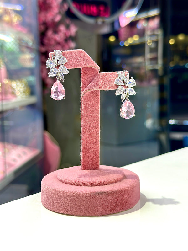 giselle earrings ( pink )