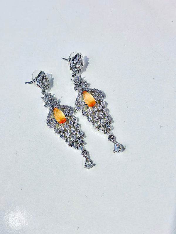 Trinity earrings ( apricot )