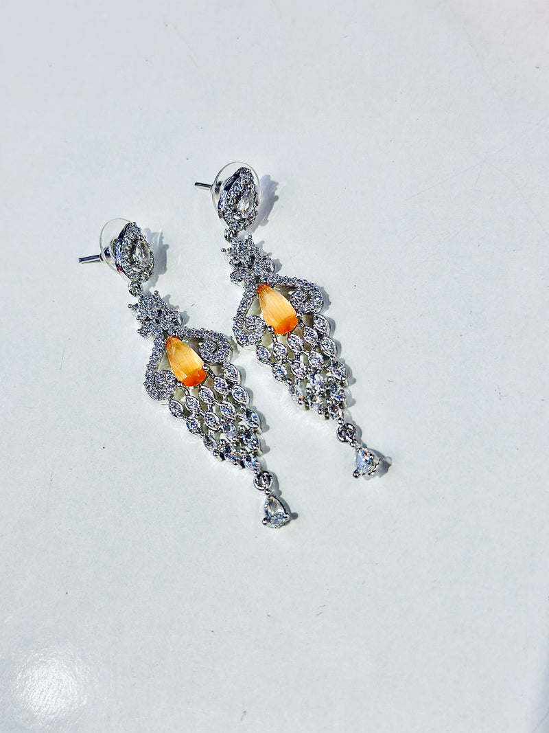Trinity earrings ( apricot )