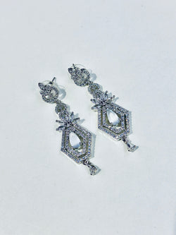 Mylah Earrings ( White )