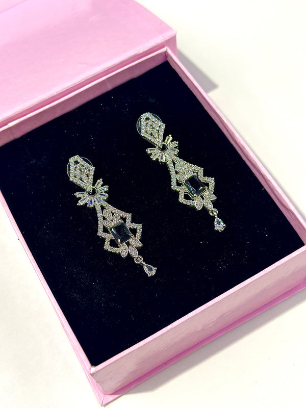 Alayah Earrings (black )