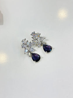 giselle earrings ( purple )