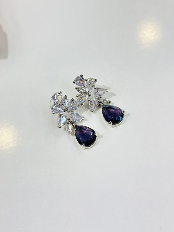 giselle earrings ( purple )
