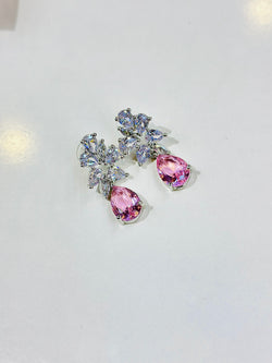 giselle earrings ( pink )