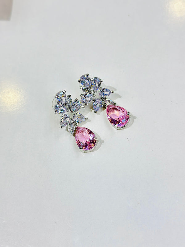 giselle earrings ( pink )