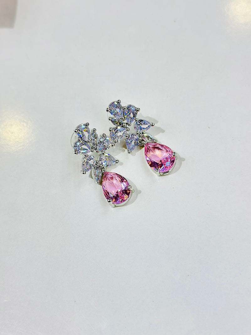 giselle earrings ( pink )
