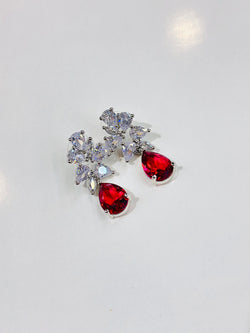 giselle earrings ( red )
