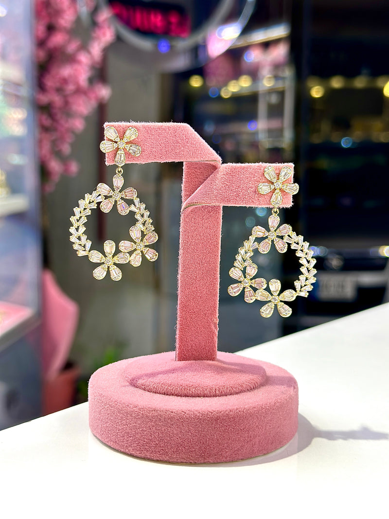 skye earrings ( pink )