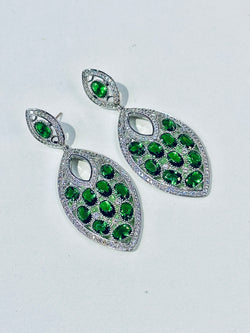 katalina earrings ( emerald )