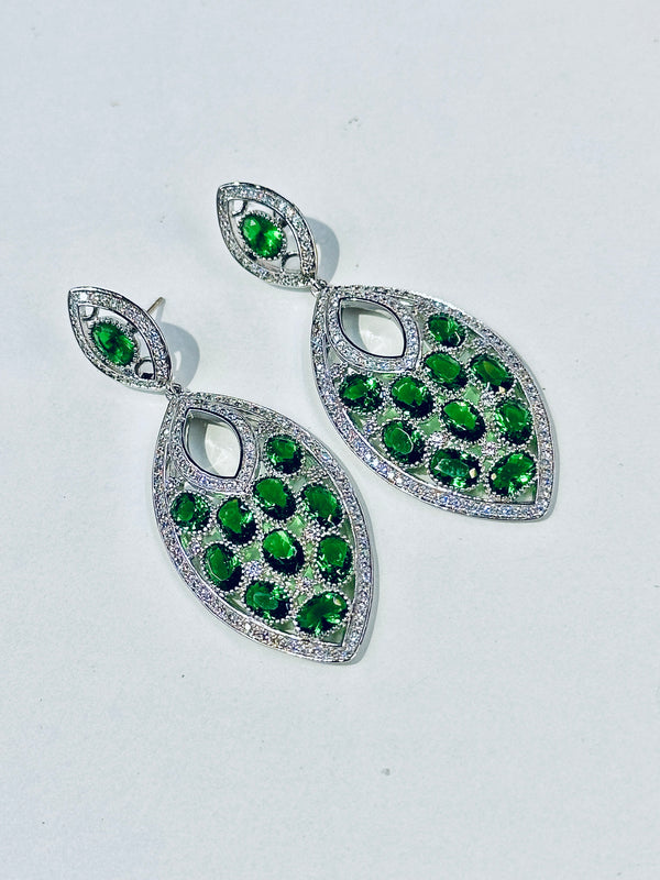 katalina earrings ( emerald )