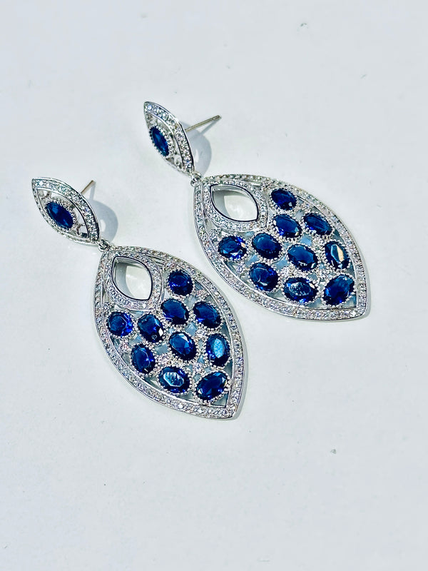 katalina earrings ( sapphire )