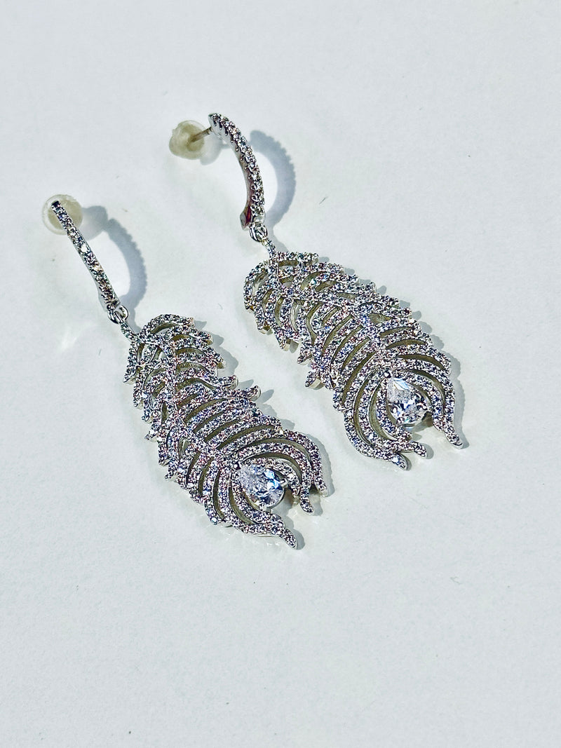 feather earrings
