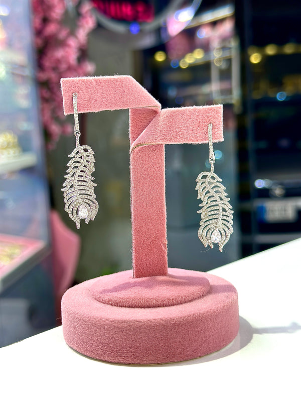 feather earrings
