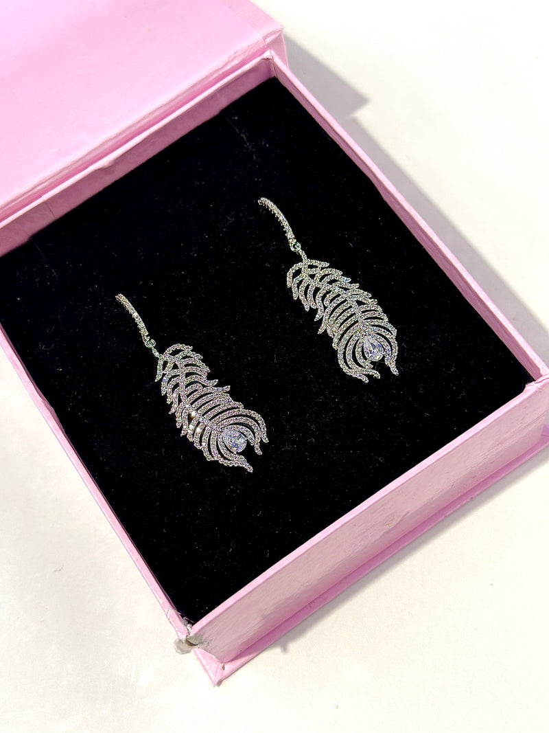 feather earrings
