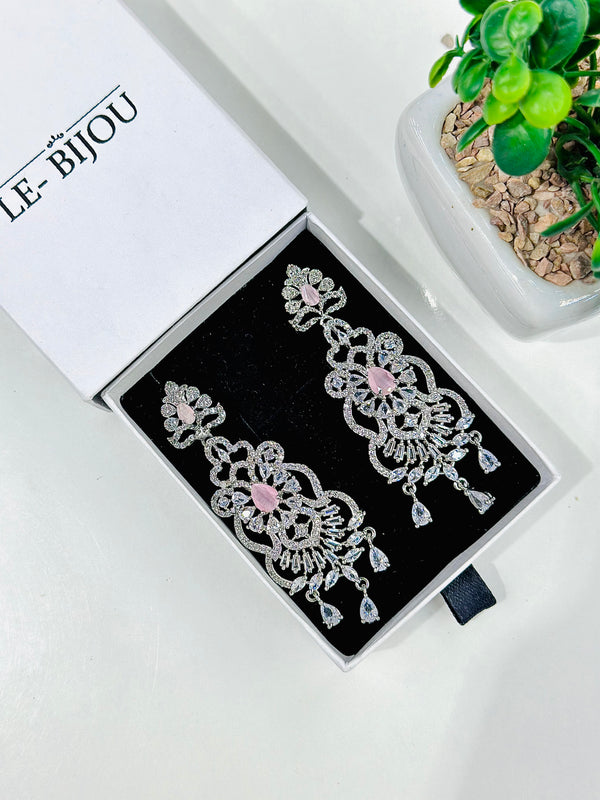 Esme Earrings ( PInk )