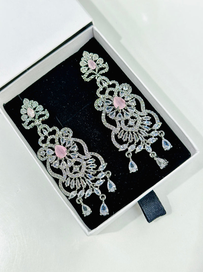 Esme Earrings ( PInk )