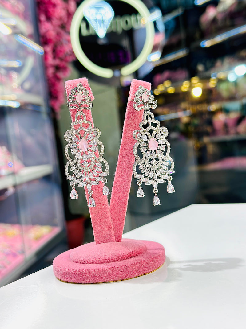 Esme Earrings ( PInk )