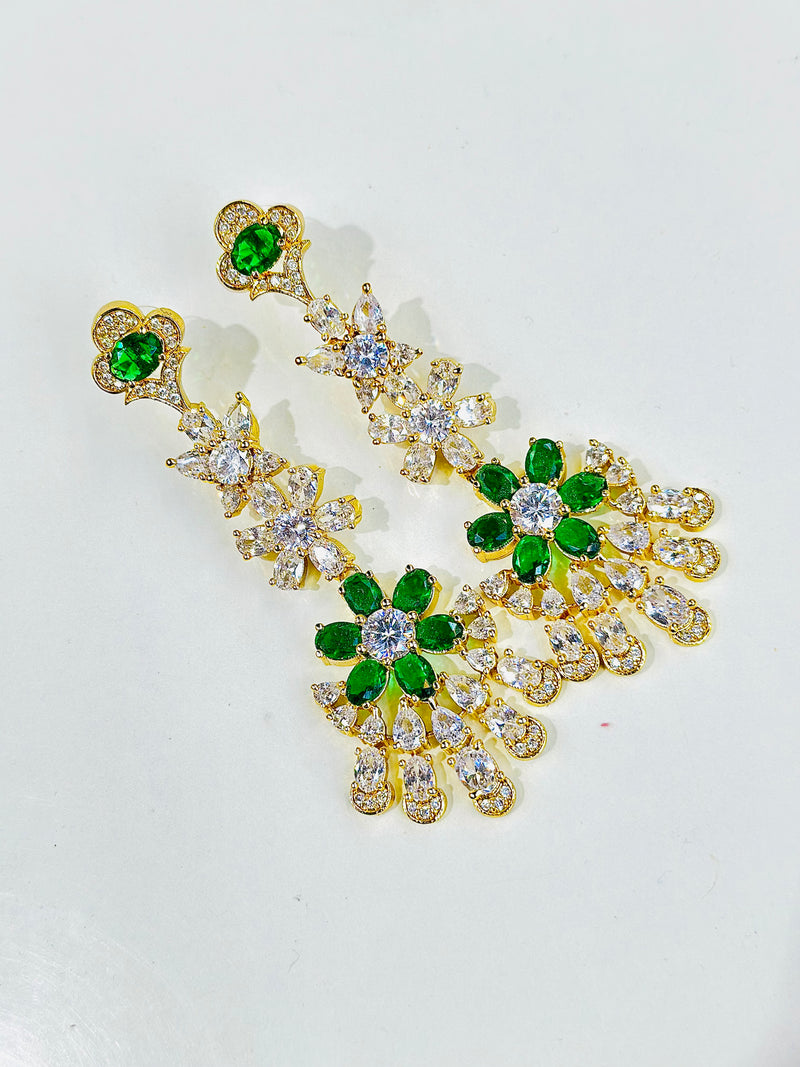 Sanya eaarings ( EMERALD )