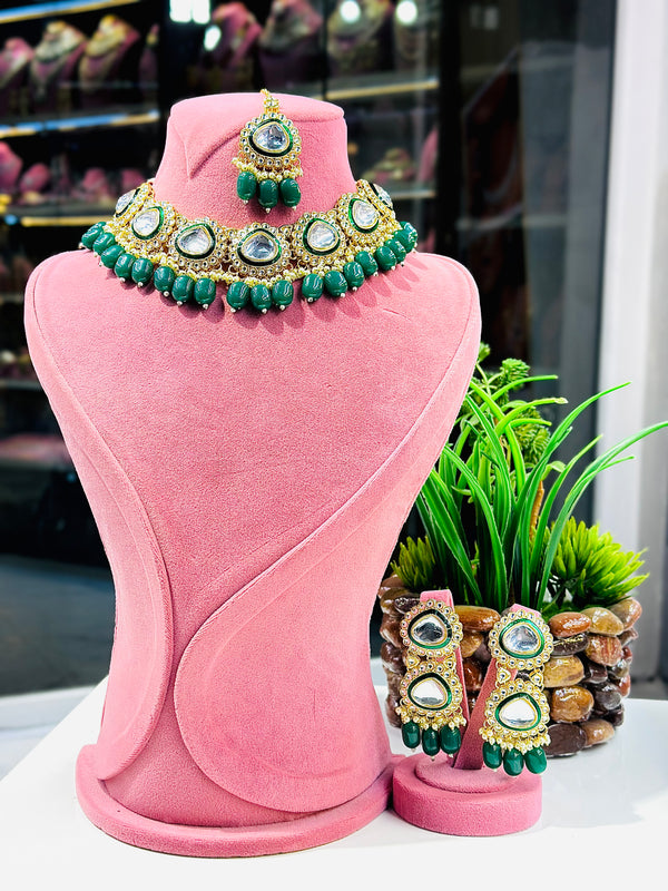 Neha  Set (Green)