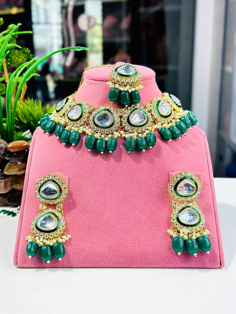 Neha  Set (Green)