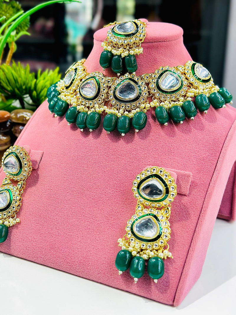 Neha  Set (Green)