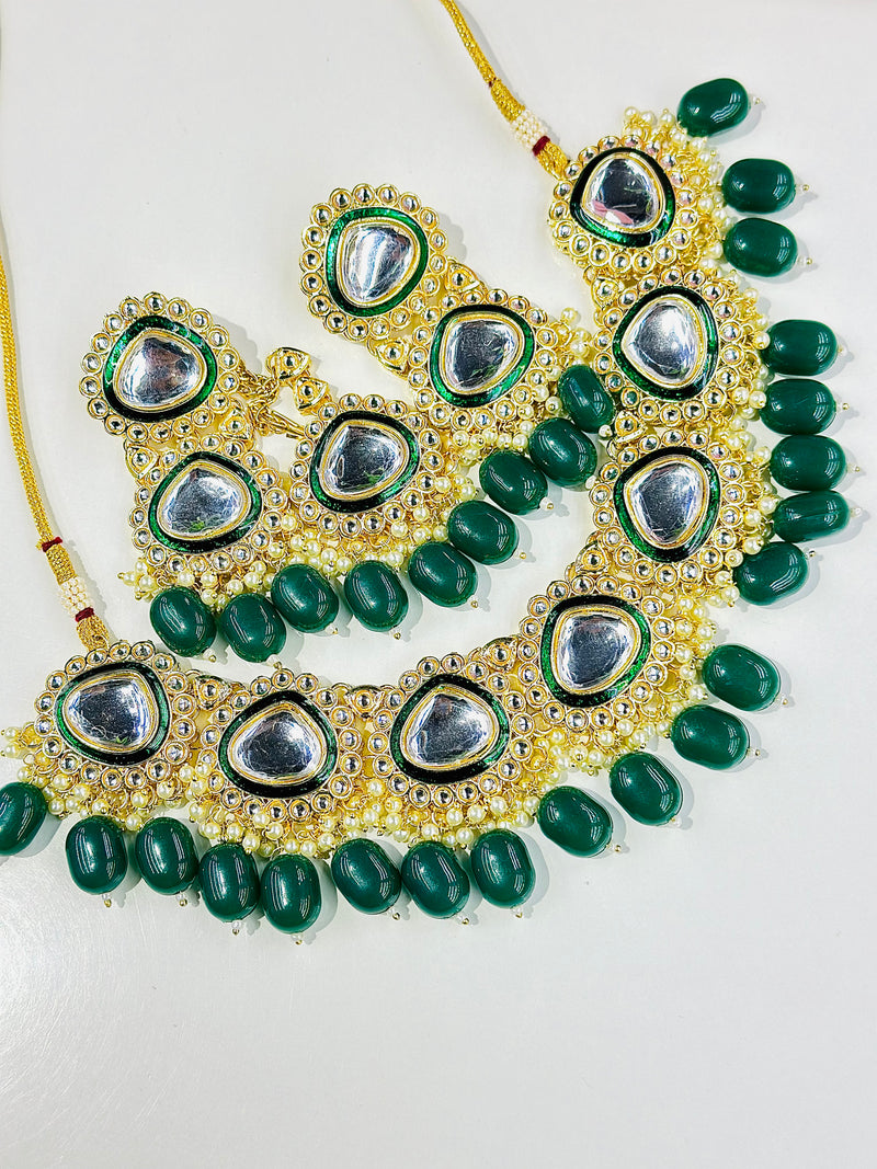 Neha  Set (Green)