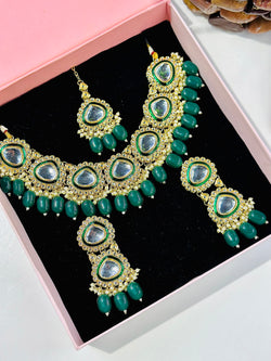 Neha  Set (Green)