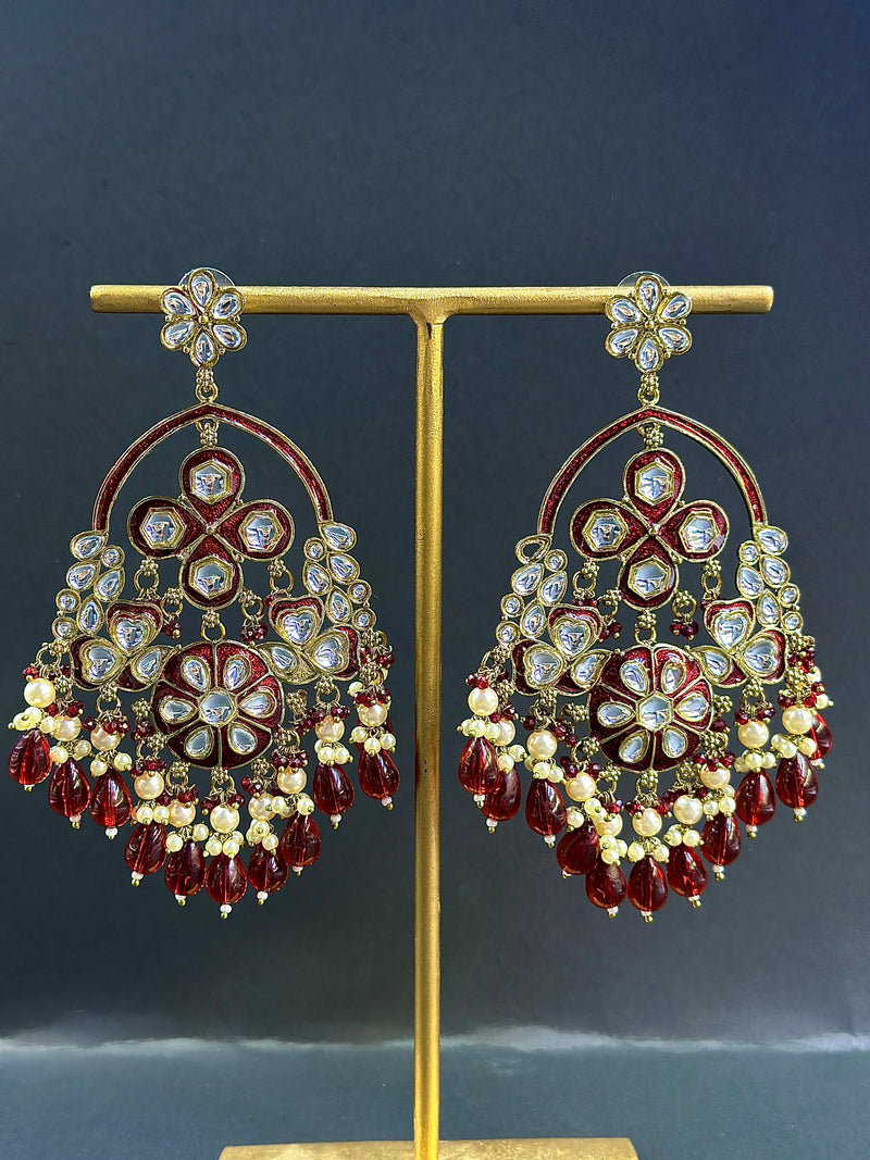 Nora Kundan earrings
