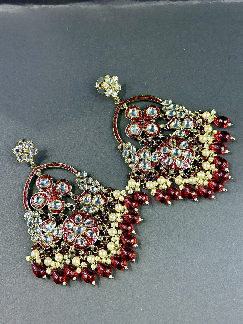 Nora Kundan earrings