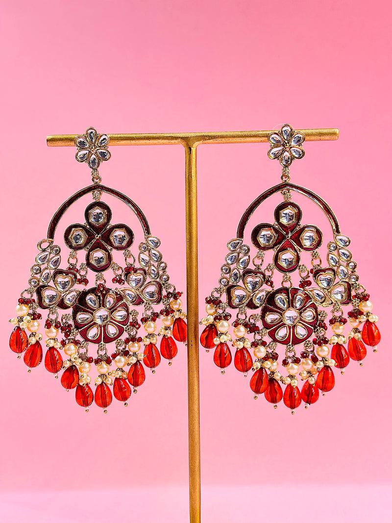 Nora Kundan earrings
