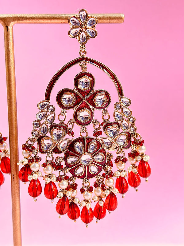 Nora Kundan earrings
