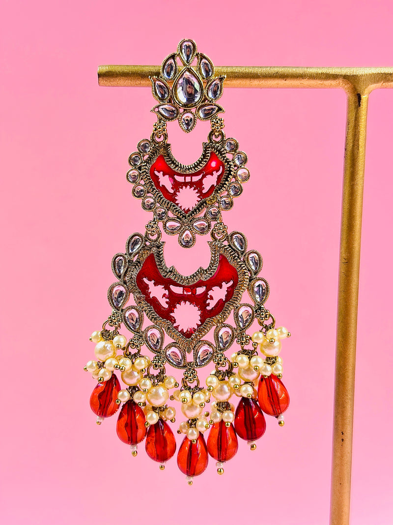 mohabat kundan earrings