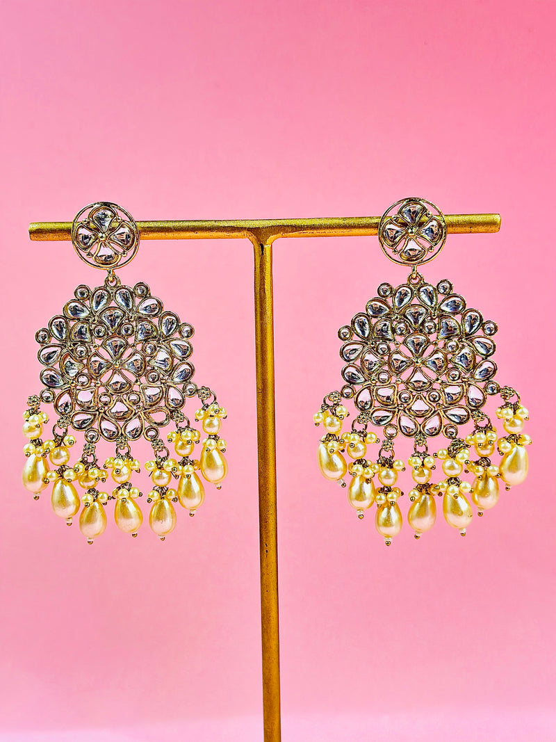 sohna kundan earrings
