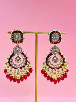 kiran kundan earrings