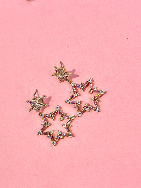 star earrings